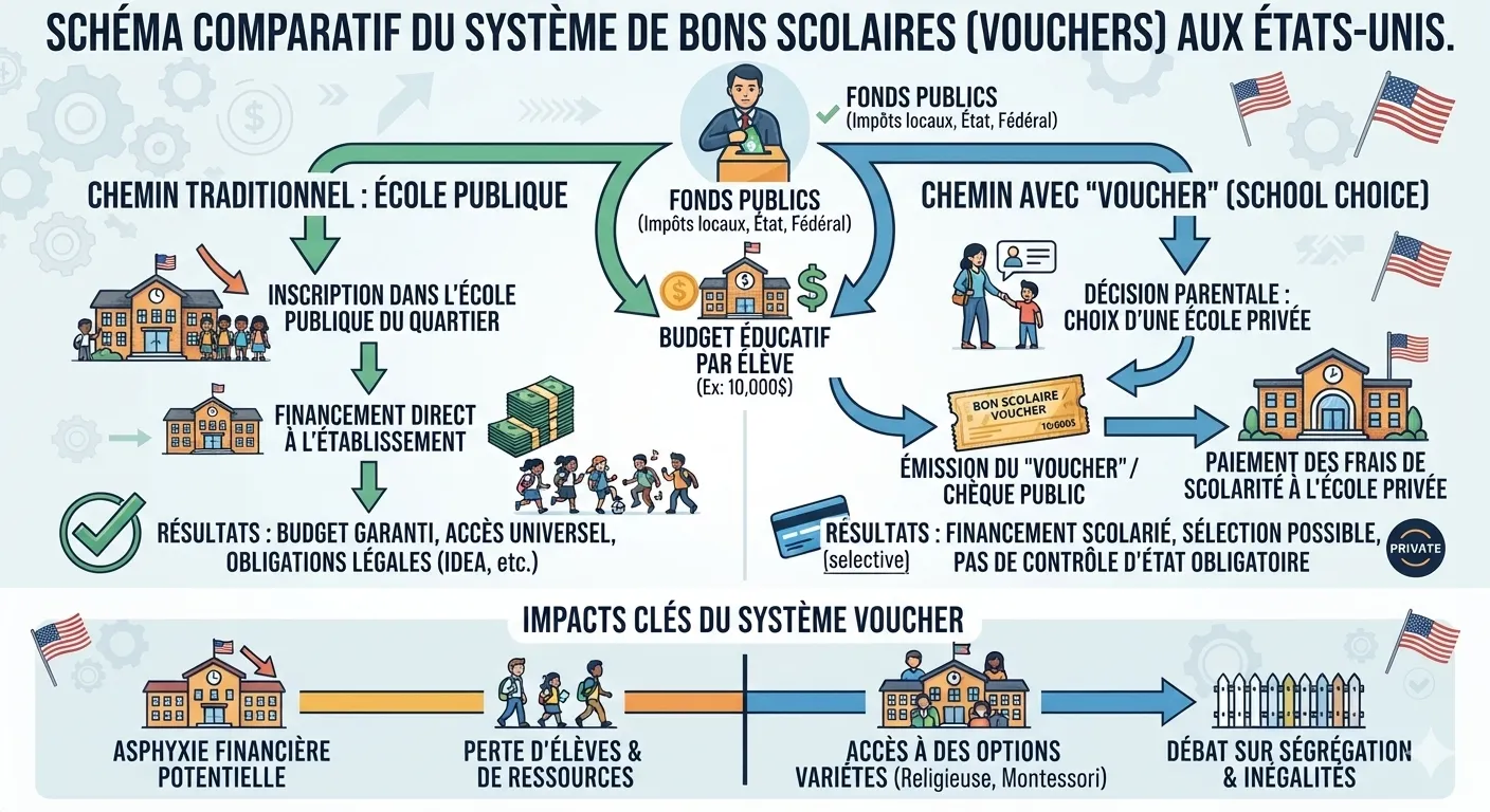 Illustration du système de Vouchers.
